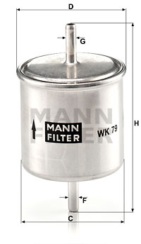EM-20124 - Fuel Filter WK 79