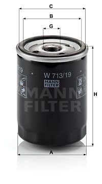EM-10162 - Oil Filter W 713/19