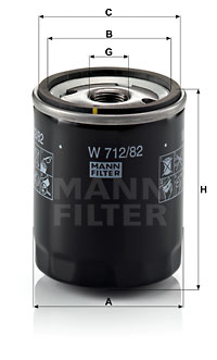 EM-10165 - Oil Filter W 712/82