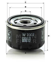 EM-10172 - Oil Filter W 7003