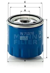 EM-10173 - Oil Filter W 712/16
