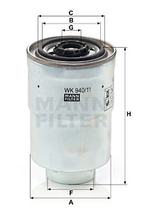 EM-20133 - Fuel Filter WK 940/11 x