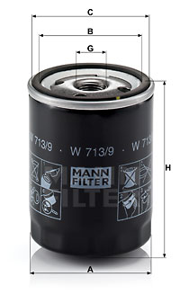 EM-10174 - Oil Filter W 713/9