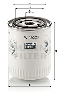 EM-10175 - Oil Filter W 930/20
