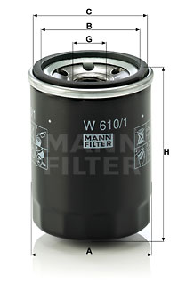 EM-10178 - Oil Filter W 610/1