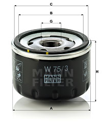 EM-10180 - Oil Filter W 75/3