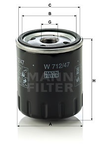 Oil Filter W 712/47