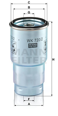 Fuel Filter WK 720/2 x