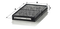 Cabin Air Filter CUK 2033-2
