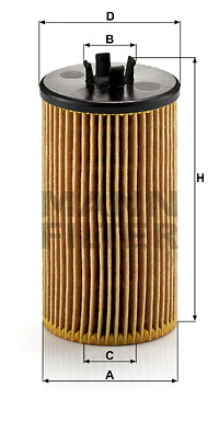 Oil Filter HU 612/2 x